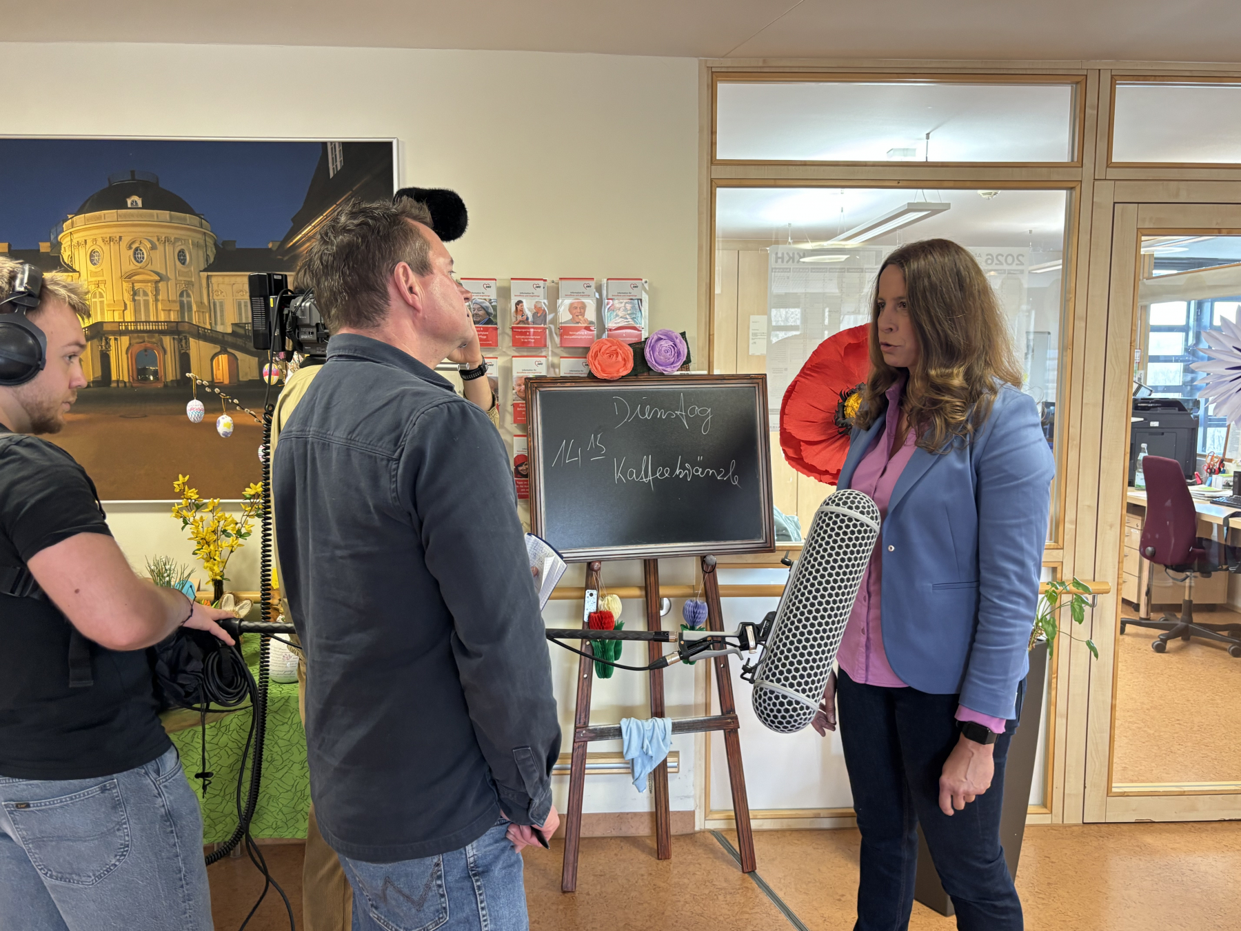 Einleitungsbild "Zur Sache! Baden-Württemberg" am 09.04.26 im SWR BW - das AWO Seniorenzentrum Pfostenwäldle war mit dabei...