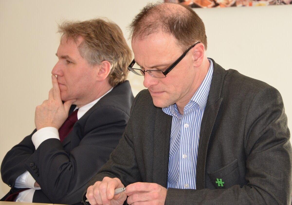 Herr Kunzmann und Herr Poreski