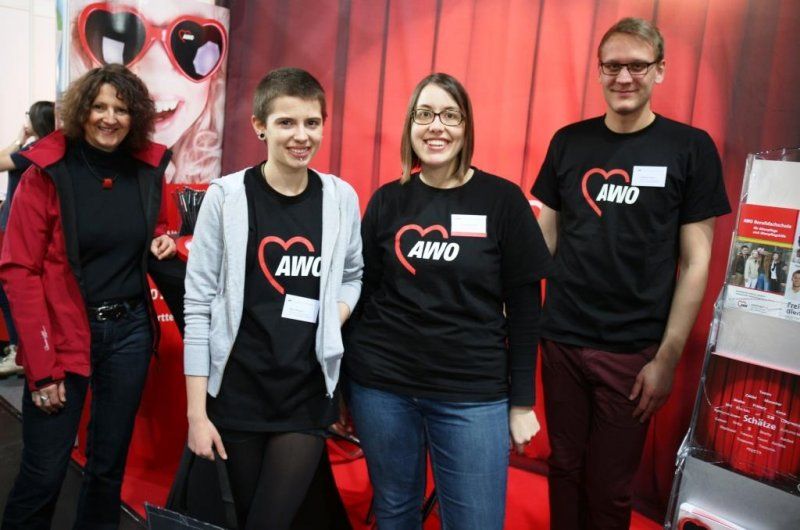 Der Messestand der AWO auf der HORIZON