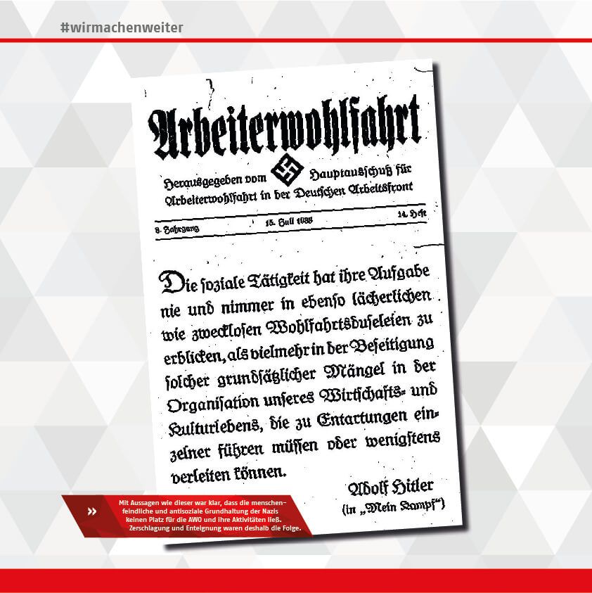 Zerschlagung der AWO durch die Nazis