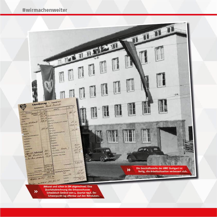Ein Bild der damals neuen Geschäftsstelle der AWO Stuttgart
