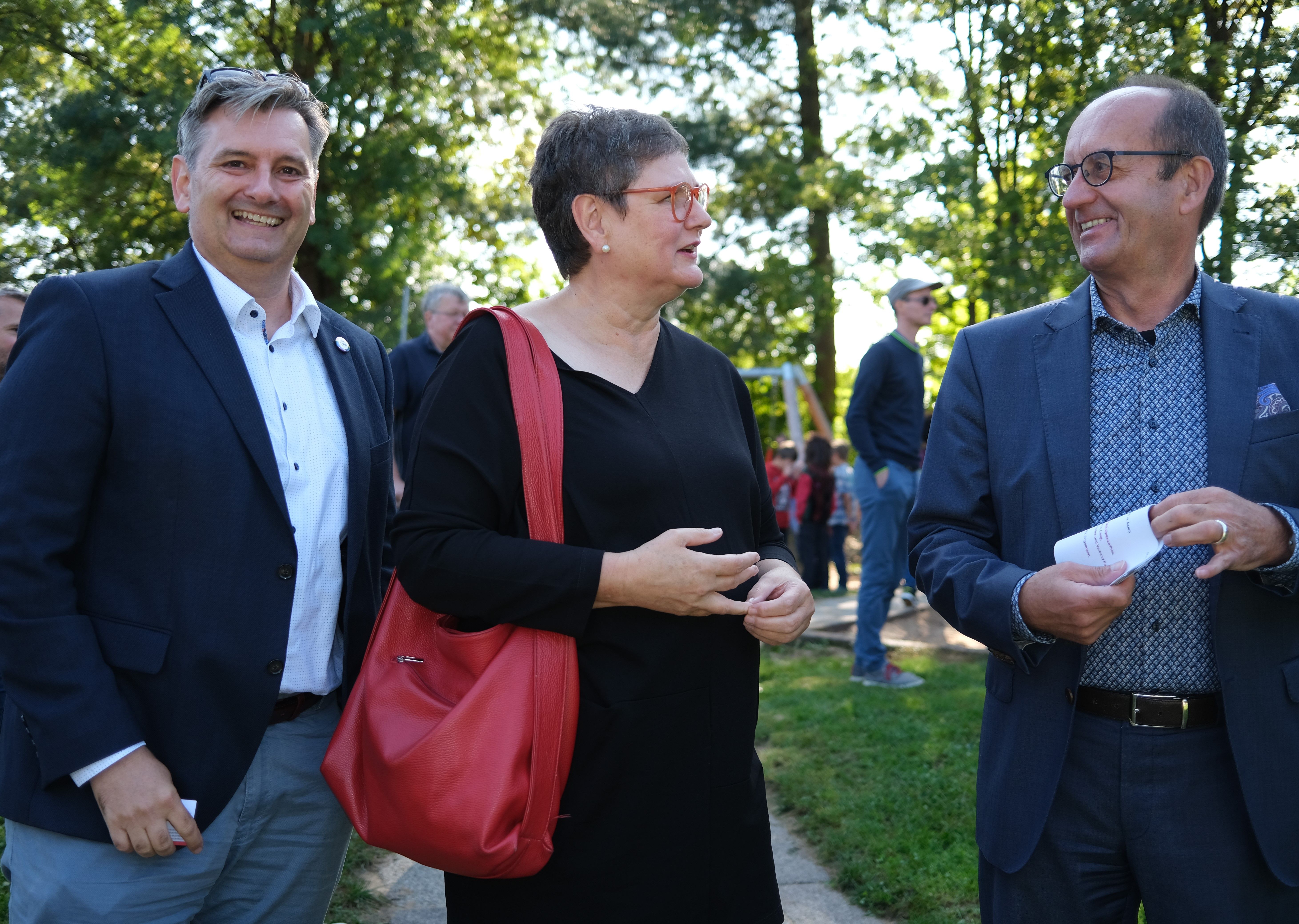 Dr. Marco Lang, GF AWO Württemberg,Leni Breymaier, MdB, Karl-Heinz Ehrmann, Sozialbürgermeister 