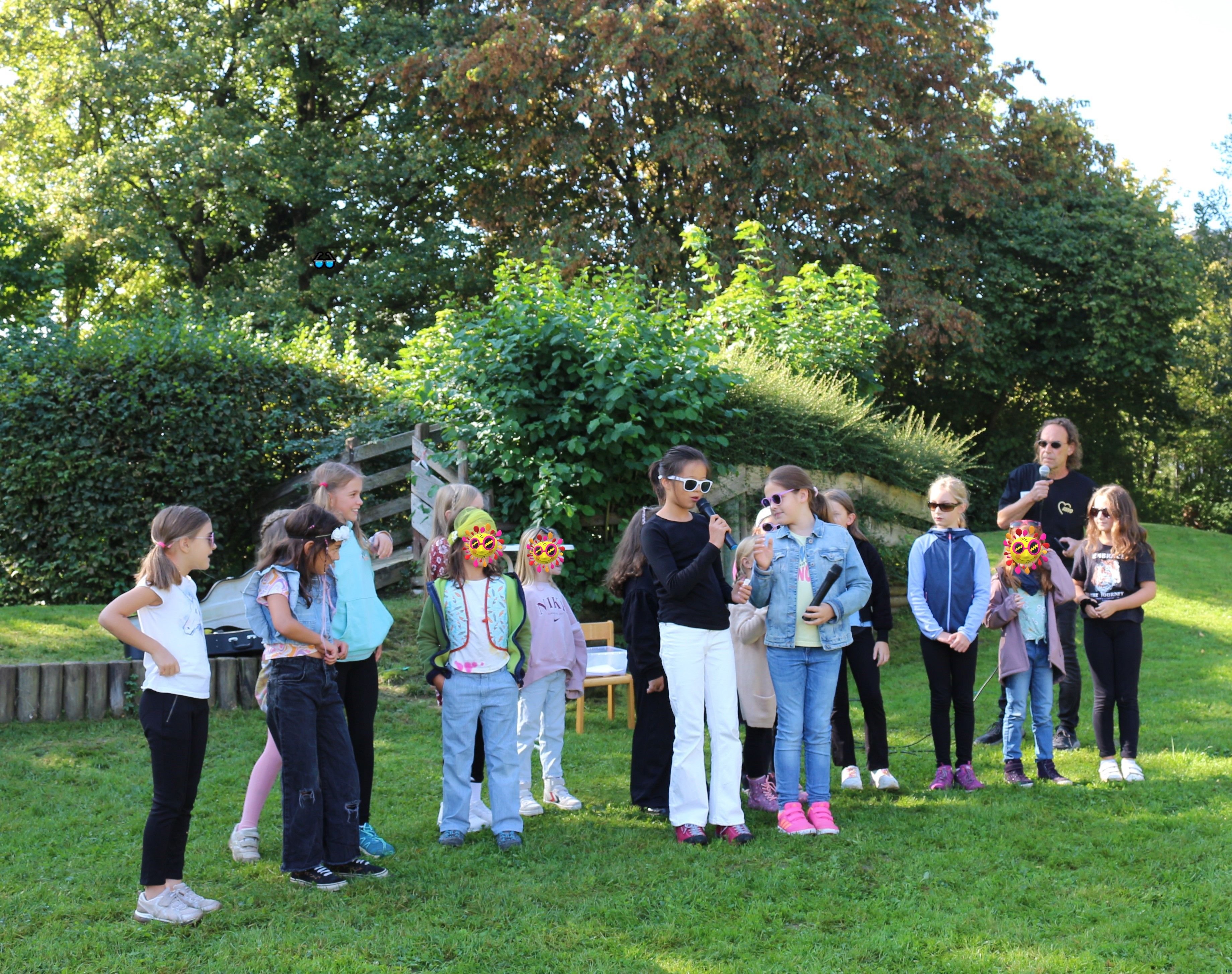 singende Kinder und Guido Bayer