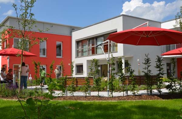 Grünanlagen laden zum Verweilen ein