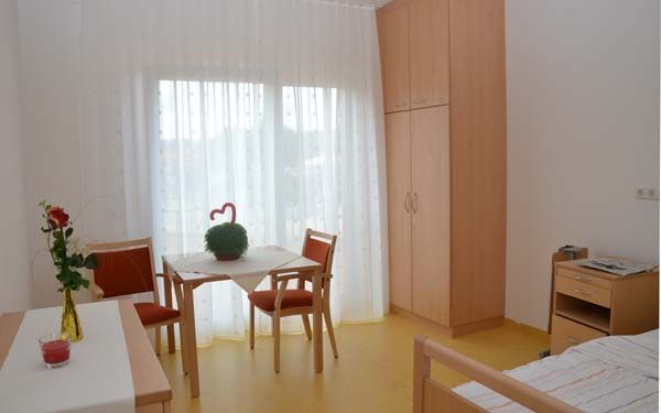 Überdurchschnittlich große Einzelzimmer