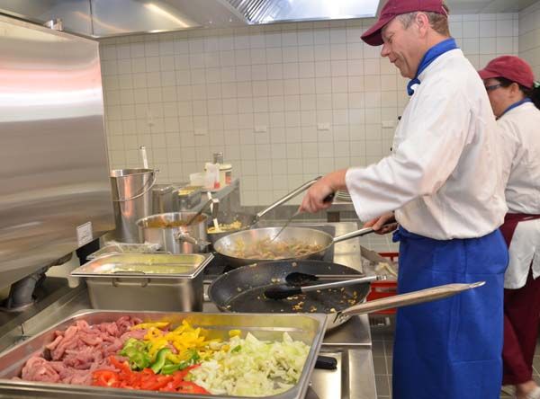Showkochen mit Salzigem