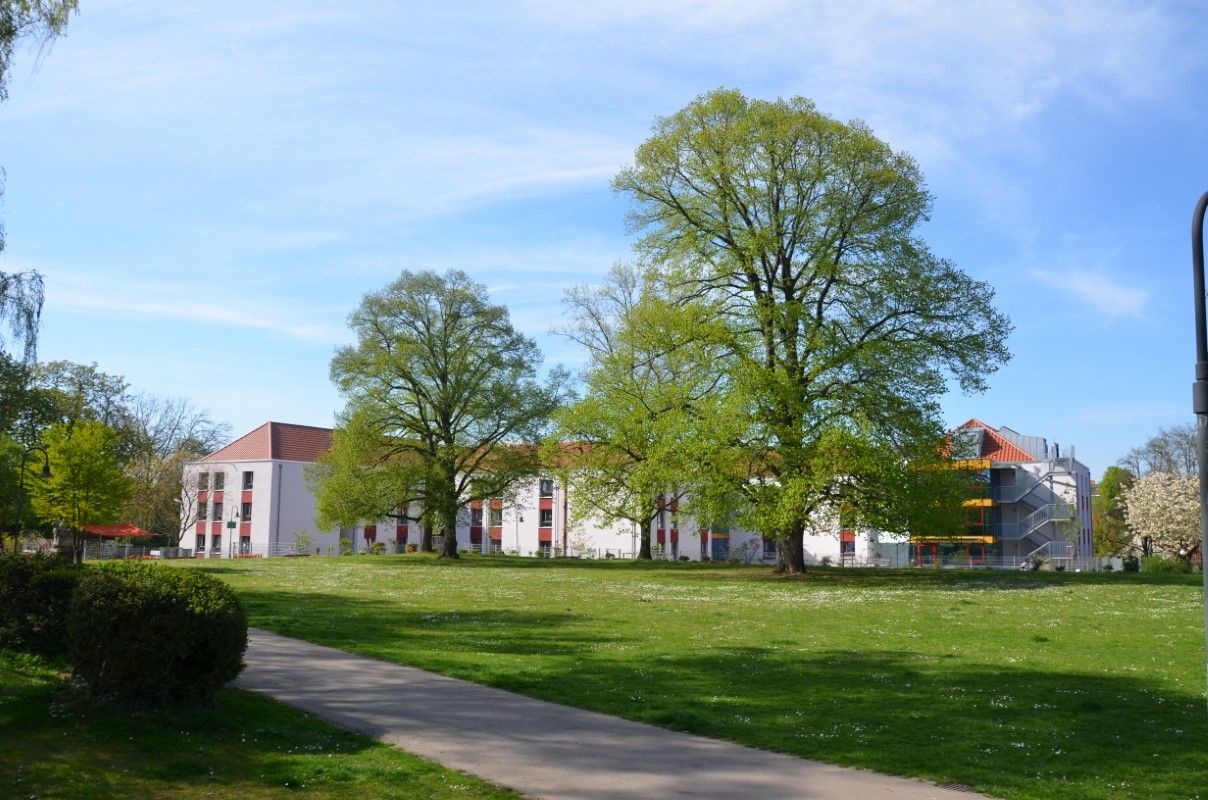 Außenbereich des Seniorenzentrums Kornwestheim