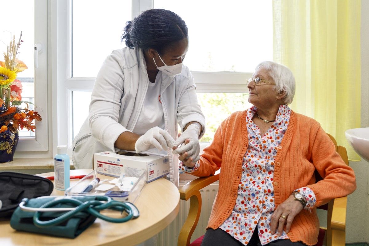 Blutabnahme in Leingarten