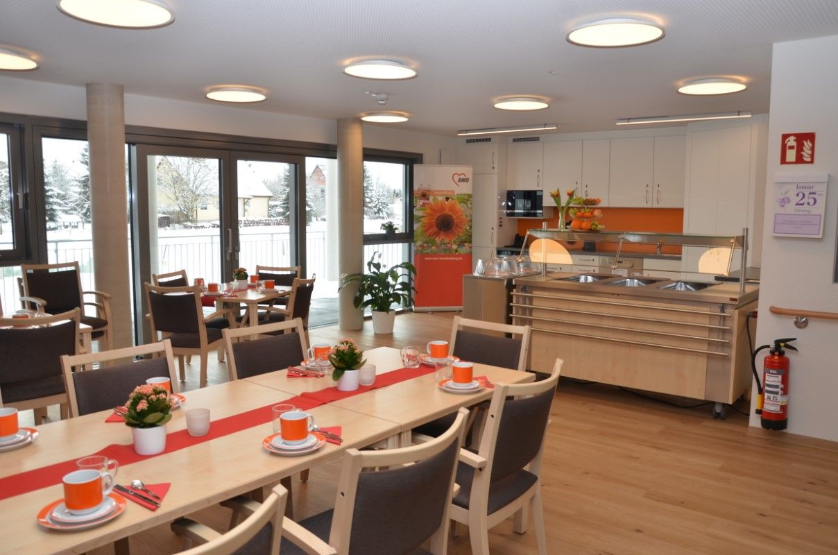 Essensbereich im Seniorenzentrum