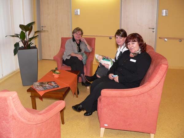 Sitzen und plauschen