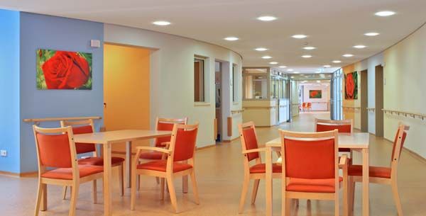 Freundliche, helle Flure