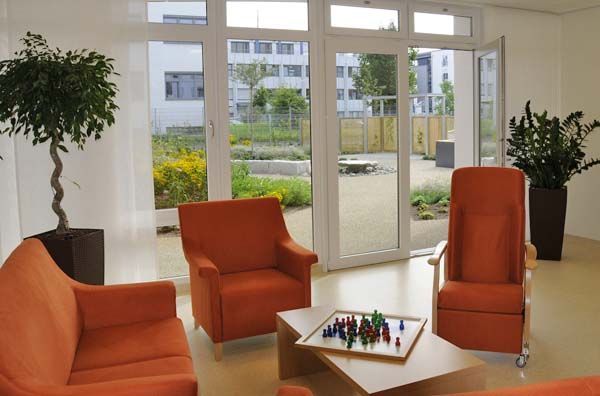 Lichtdurchfluteter Aufenthaltsraum