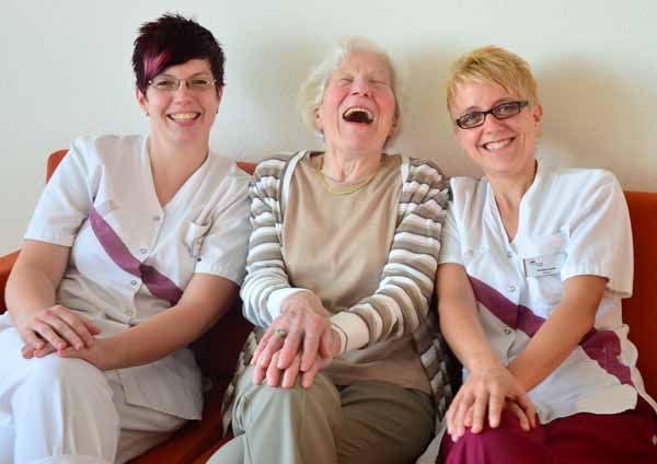 Wir lachen gerne und oft