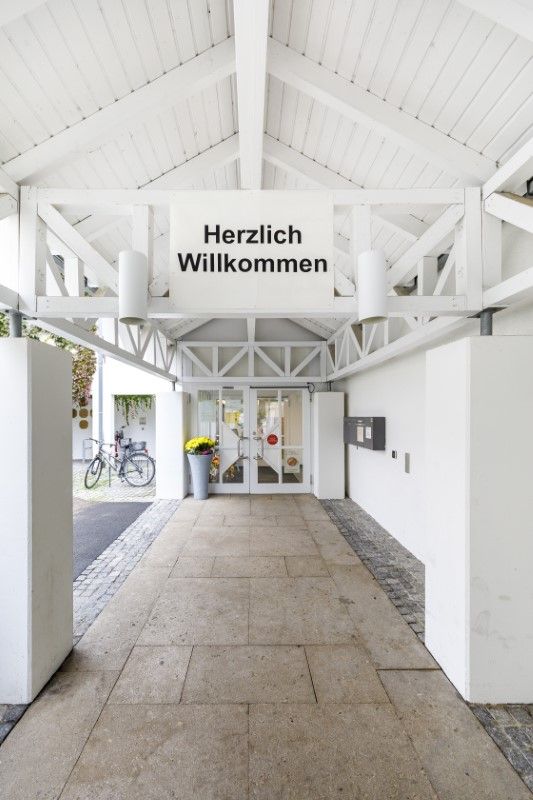 Detailansicht des Eingangsbereichs